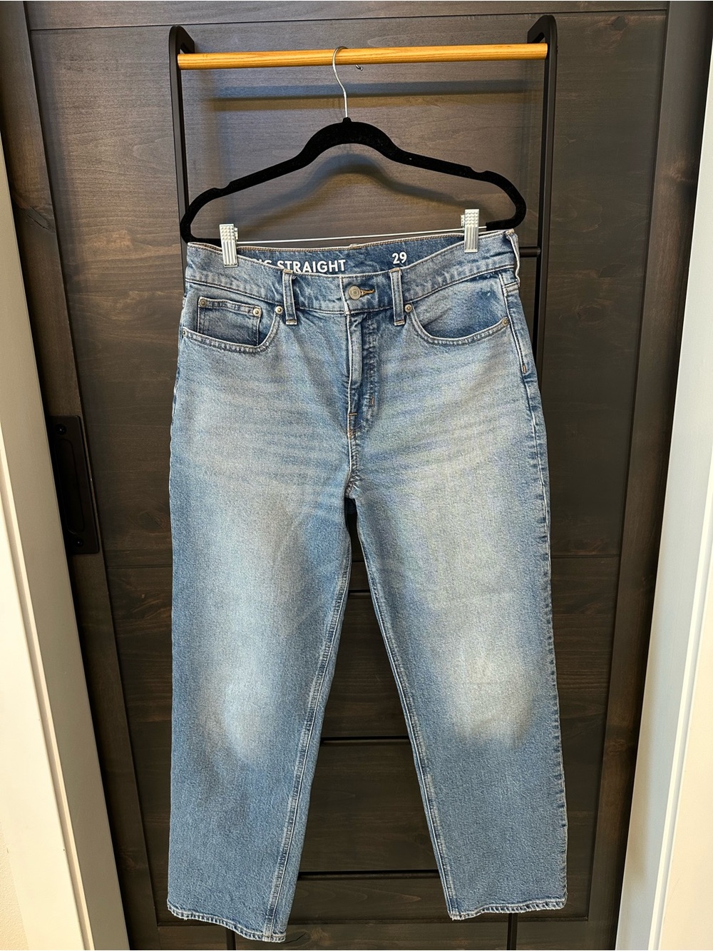 J. Crew Straight Leg Jeans in Light Blue Wash